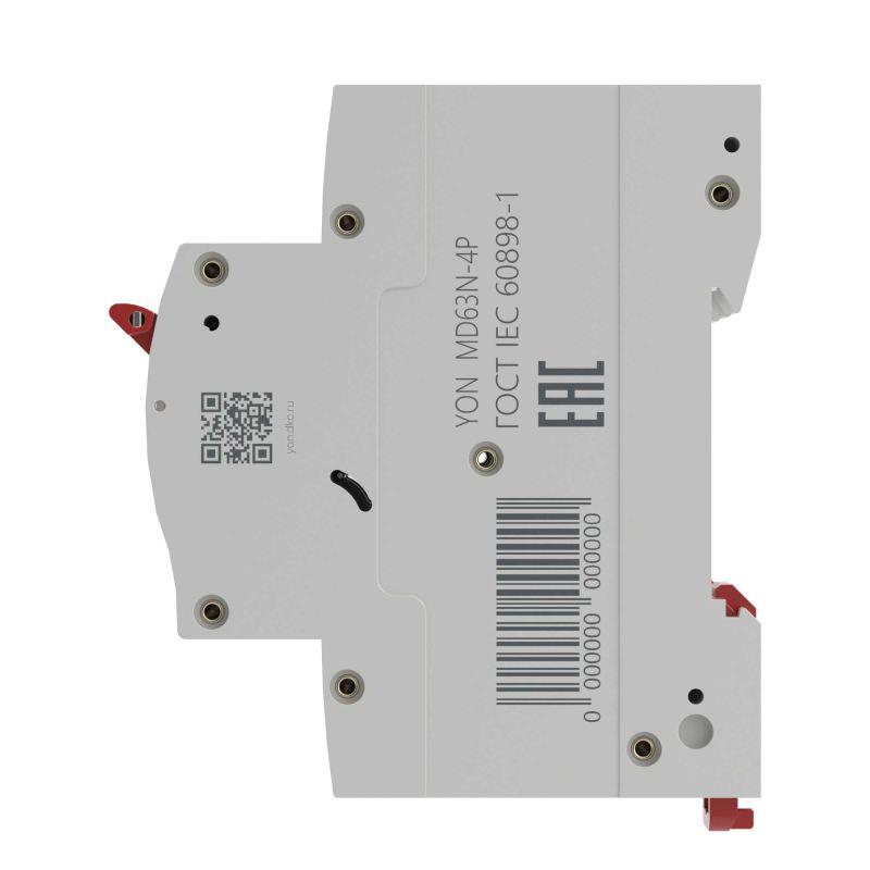 Выключатель автоматический модульный 4п B 1А 6кА YON max MD63N DKC MD63N-4PB1 фото в каталоге от BTSprom.by  Выключатель автоматический модульный 4п B 1А 6кА YON max MD63N DKC MD63N-4PB1 фото в каталоге от BTSprom.by