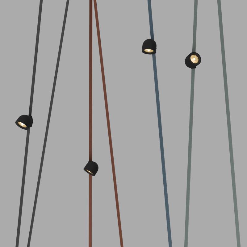  Светильник для трека-ремня Belty Spot 12Вт 3000К IP20 48В DC 100х107мм RA90 38град. поворотн. со светодиодом алюм. черн. DENKIRS 760227 фото в каталоге от BTSprom.by