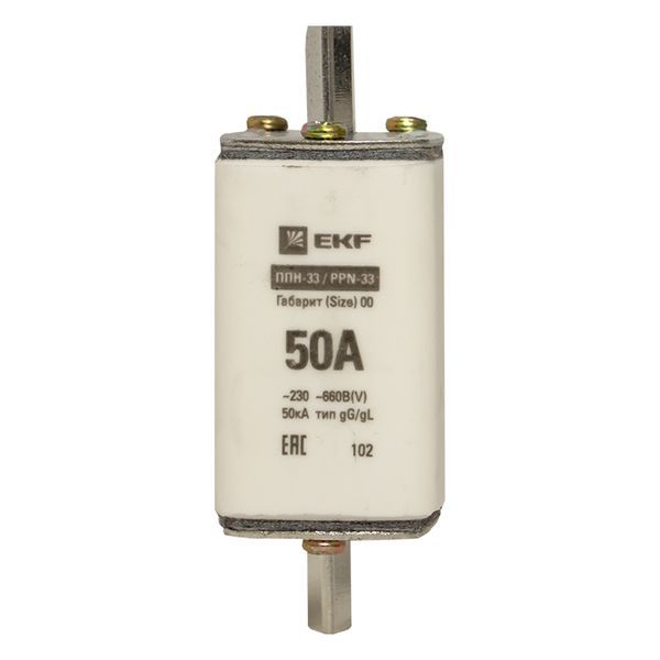  Вставка плавкая ППН-33 160/50А габарит 00 PROxima EKF fus-33/160/50 фото в каталоге от BTSprom.by