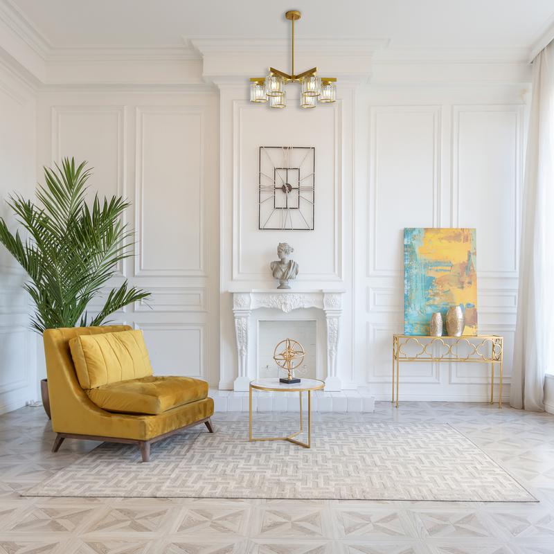  Люстра Ferrera 40Вт E27х6 2IP20 Freya FR5474PL-06G фото в каталоге от BTSprom.by