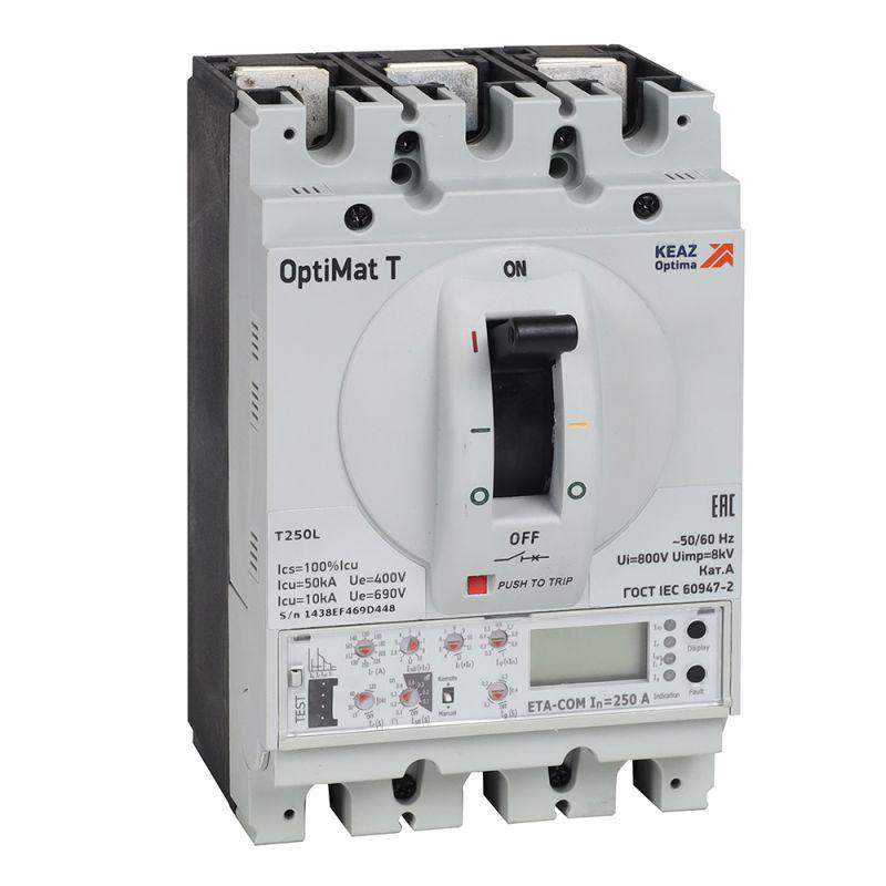 выключатель автоматический optimat t250r eta 63a 4p кэаз 356876 от BTSprom.by