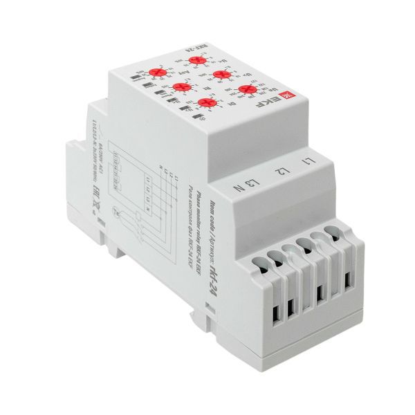  Реле контроля фаз RKF-24 EKF rkf-24 фото в каталоге от BTSprom.by