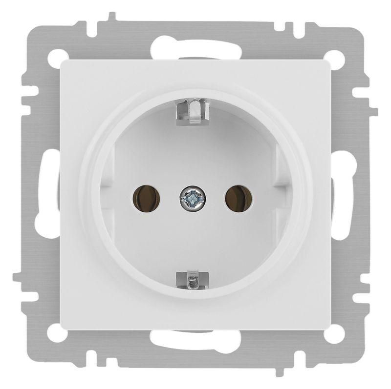 розетка 1-м сп accent 6-202-01м 16а ip20 250в 2p+e schuko бел. матов. intro б0063681 от BTSprom.by