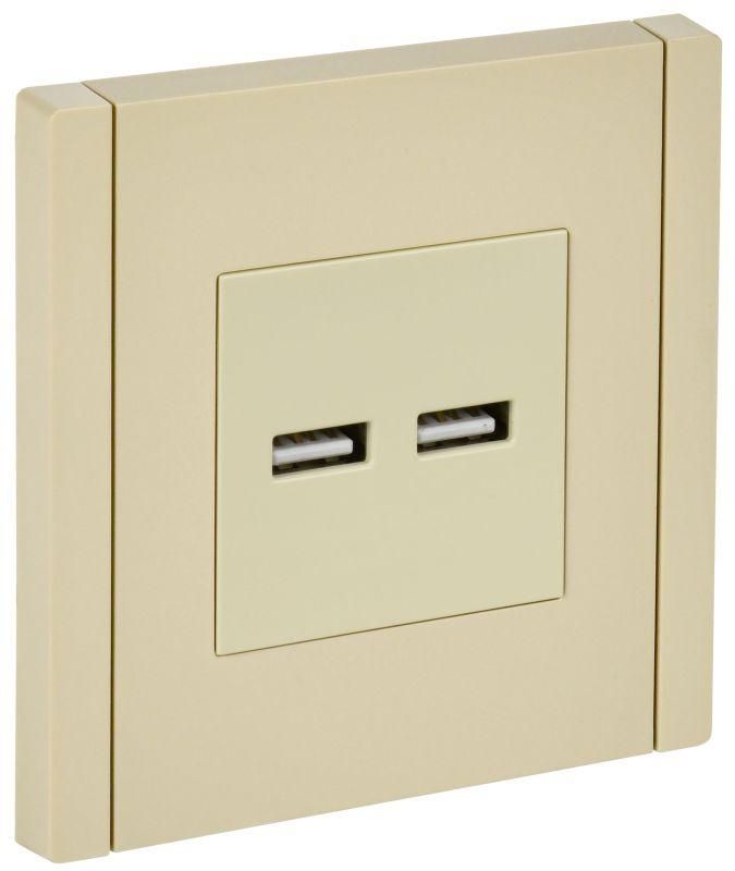 розетка usb a+a 3.1а forte&piano fp449 ваниль iek fp-u21-d31-k10 от BTSprom.by