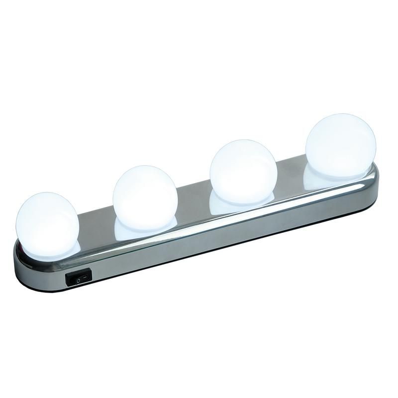 светильник светодиодный ml-l04-sr подсветка для зеркала серебр. jazzway 5036734 от BTSprom.by