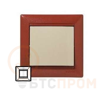 Рамка 1-м Valena терракот. Leg 770011 фото в каталоге от BTSprom.by  Рамка 1-м Valena терракот. Leg 770011 фото в каталоге от BTSprom.by