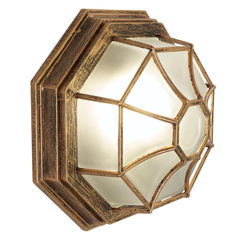 светильник садово-парковый 60вт 230в 270х270х120 черн. зол. pl661 feron 11651 от BTSprom.by