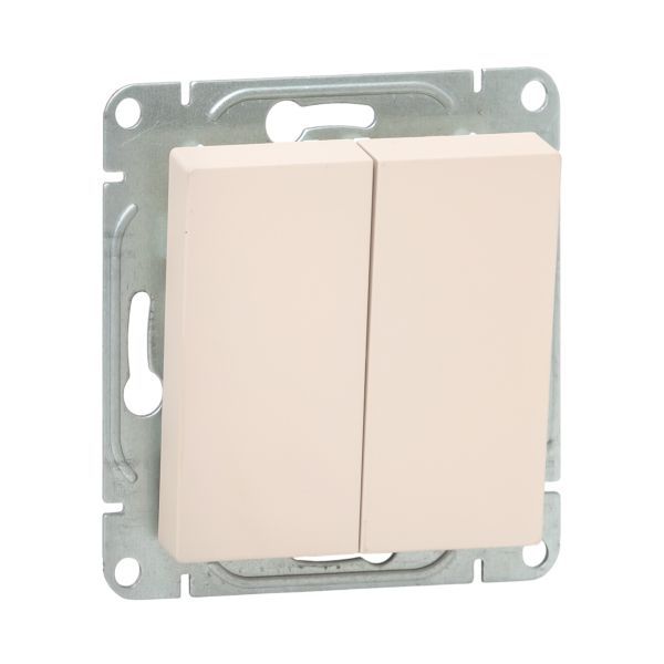 выключатель перекрестный 2-кл. сп эпика механизм крем. ekf up1-swi-22 от BTSprom.by