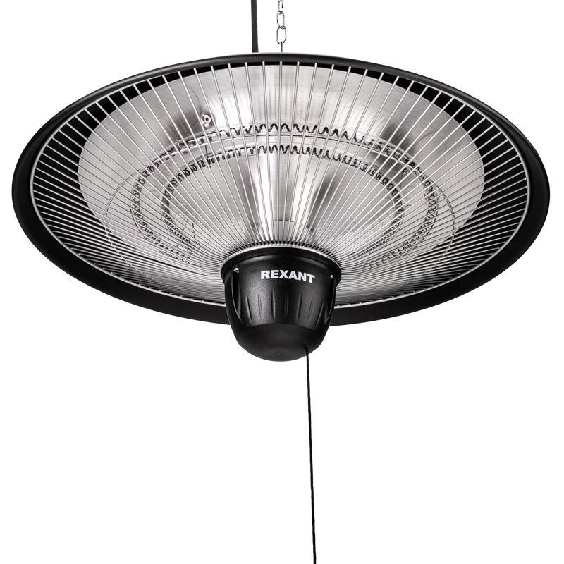  Обогреватель электрический инфракрасный подвесной в корпусе из нержавеющей стали 1.5кВт 3 режима обогрева механическая регулировка Rexant 60-0061 фото в каталоге от BTSprom.by