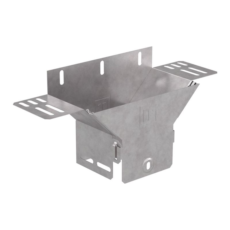 ответвитель для лотка вертикальный 100х100 с крышкой стандарт промрукав pr16.10936 от BTSprom.by