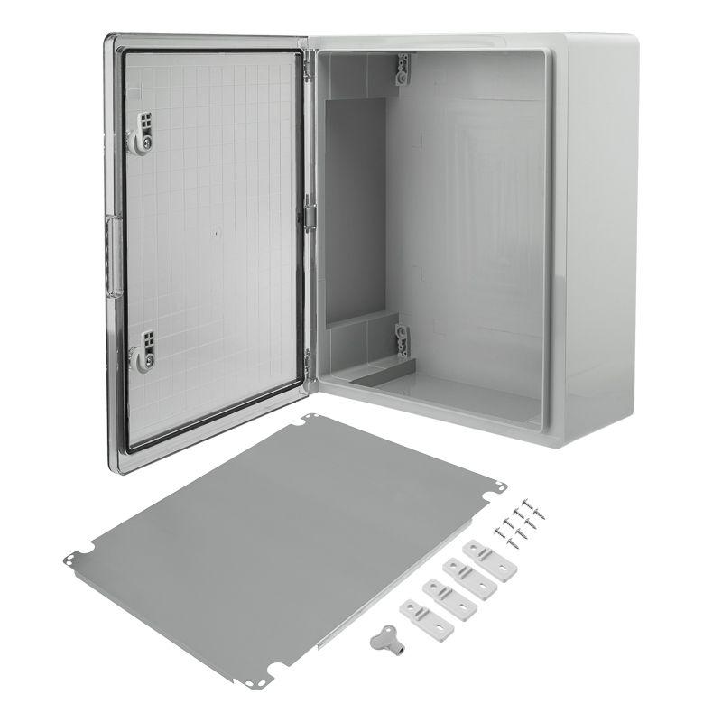  Корпус ЩМПп 500х400х240 УХЛ1 IP65 с прозр. дверцей и монтажн. панелью АБС пластик. Rexant 11-0416 фото в каталоге от BTSprom.by