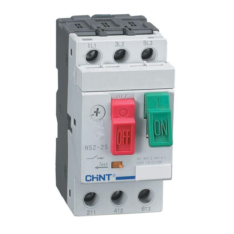 выключатель автоматический для защиты двигателя 20-25а ns2-25 (r) chint 495085 от BTSprom.by