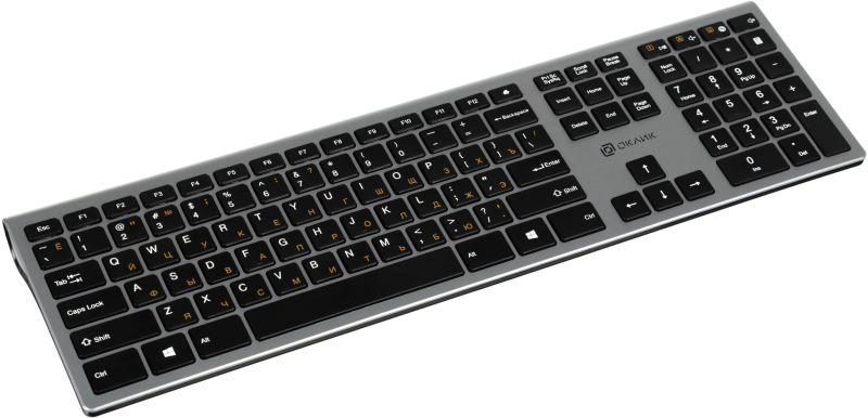 клавиатура 890s сер. usb беспроводная slim wt-1901 оклик 1196549 от BTSprom.by