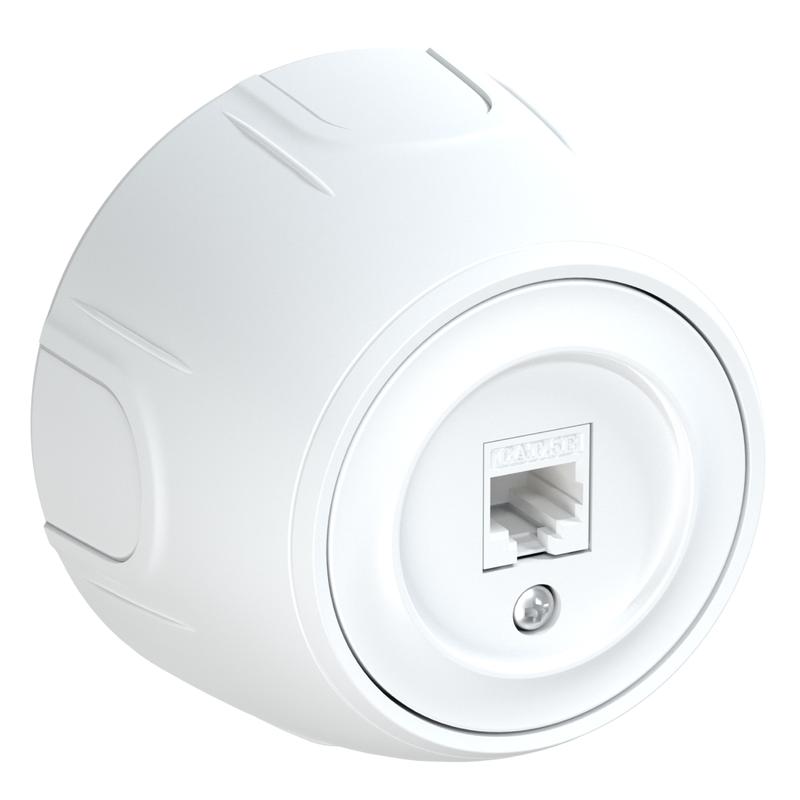 розетка компьютерная 1-м rj45 кат.5e rotondo бел. onekeyelectro7700886 от BTSprom.by