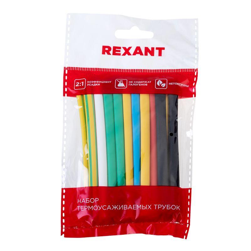  Набор трубок термоусадочных №14 ТУТ нг 5/2.5 7 цветов (уп.21шт по 10см) Rexant 29-0114 фото в каталоге от BTSprom.by