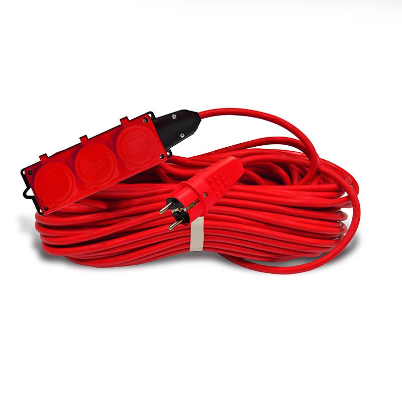 удлинитель 3х20м с заземл. 16а ip44 3.5квт кг 3х1.5 с защ. крышкой арктик морозостойкий domtok 2600 от BTSprom.by