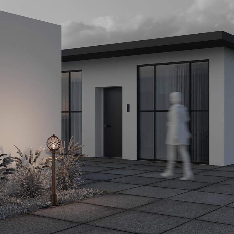  Светильник Via 1х60Вт E27 IP44 ландшафтный Maytoni O023FL-01G фото в каталоге от BTSprom.by