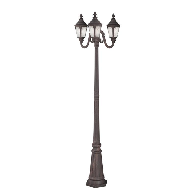  Светильник Goiri 2х60Вт E27 IP44 садово-парковый Maytoni O028FL-03BZ фото в каталоге от BTSprom.by