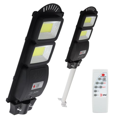  Светильник 40Вт 5000К IP66 750лм консольный на солнечной батарее COB с кронштейном с датчиком движения ПДУ Эра Б0046794 фото в каталоге от BTSprom.by