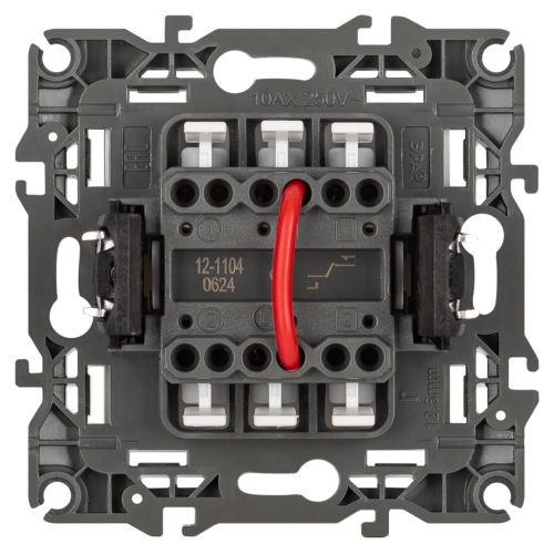  Выключатель 2-кл. Эра12 12-1104-01М 10А 250В 10AX механизм бел. матов. Эра Б0065701 фото в каталоге от BTSprom.by