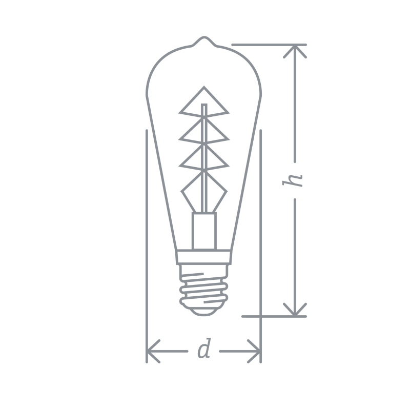 Лампа светодиодная 61 628 NLL-F-ST64-4-230-2.5K-E27-SPIRAL 4Вт грушевидная прозрачная 2500К тепл. бел. E27 180лм 176-264В Navigator 61628 фото в каталоге от BTSprom.by