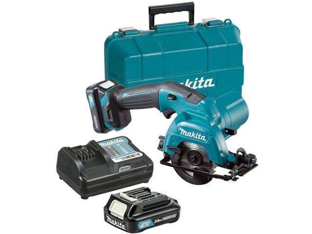 аккум. циркулярная пила makita hs 301 dwae в чем. (10.8 в, 2 акк., 2.0 а/ч, li-ion, 85х15 мм, до 26 мм) от BTSprom.by