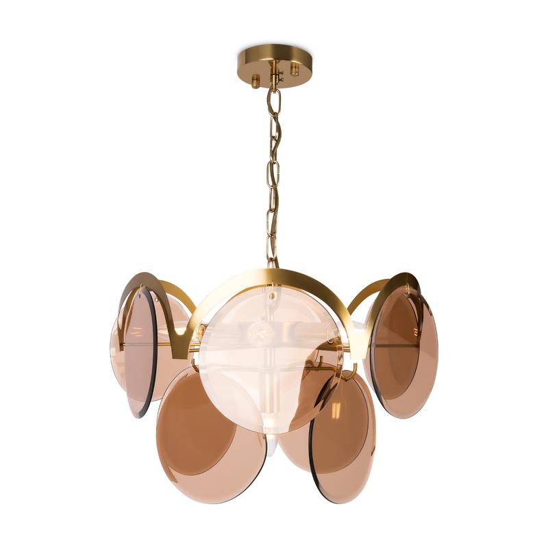  Светильник Tea 60Вт E14х7 IP20 подвесной Freya FR5146PL-07G фото в каталоге от BTSprom.by