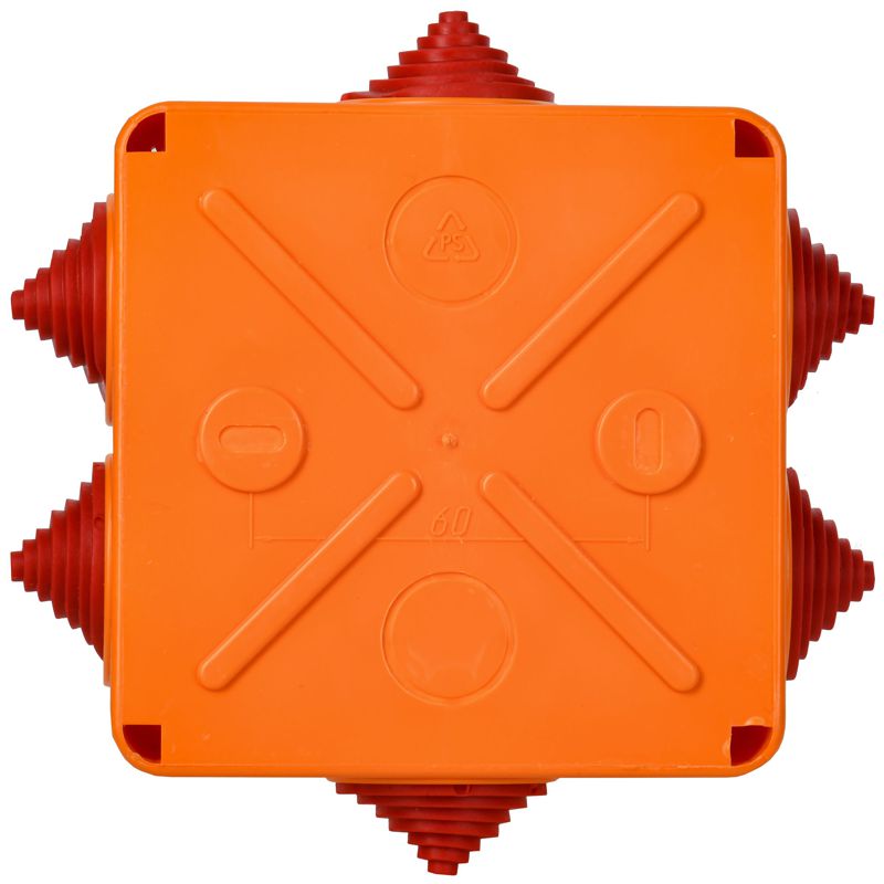  Коробка распаячная огнестойкая ПС 100х100х50 6P 4кв.мм IP55 6 вводов IEK UKF30-100-100-050-6-4-09 фото в каталоге от BTSprom.by