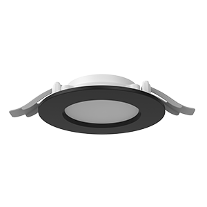 светильник светодиодный dl-01 slim 100мм 13вт 3000к 120x37мм ip65/40 круглый встраив. с опаловым рассеив. ral9005 черн. муар varton v1-rf-90011-10000-6501330 от BTSprom.by