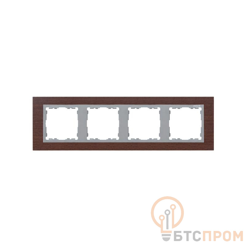 Рамка 4-м Simon82 Nature венге/алюм. дерево Simon 82947-65 фото в каталоге от BTSprom.by  Рамка 4-м Simon82 Nature венге/алюм. дерево Simon 82947-65 фото в каталоге от BTSprom.by