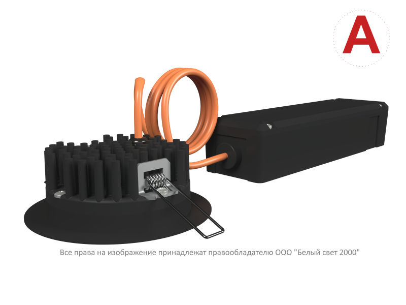  Светильник аварийный BS-ARUNA-10-L1-24 IP65 Black Белый Свет a31835 фото в каталоге от BTSprom.by