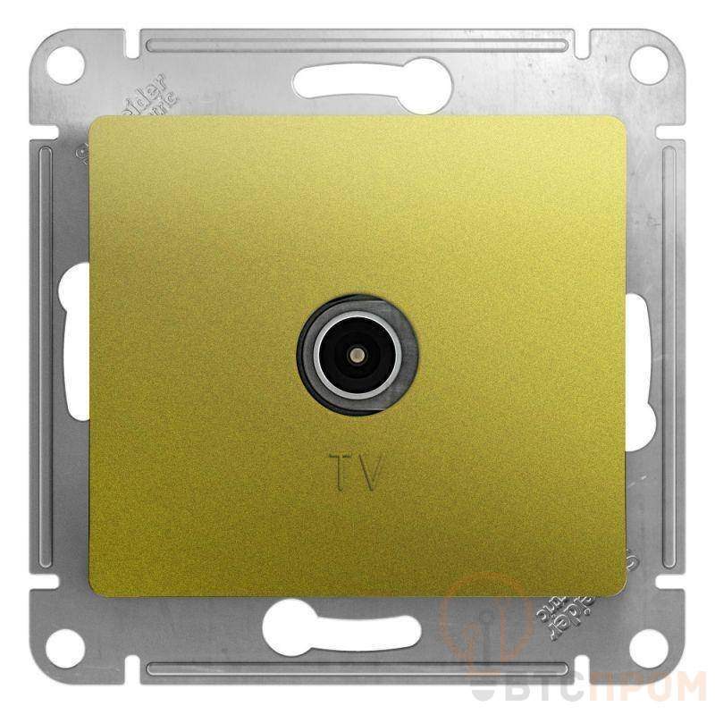 Розетка телевизионная TV Glossa коннектор механизм фисташк. SE GSL001093 фото в каталоге от BTSprom.by  Розетка телевизионная TV Glossa коннектор механизм фисташк. SE GSL001093 фото в каталоге от BTSprom.by