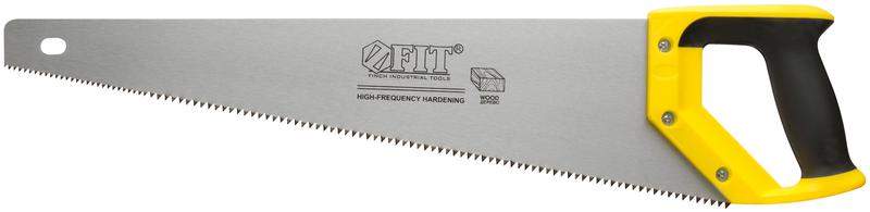 ножовка по дереву крупный кален.зуб 5 тpi с запилом 7 тpi 2d заточка пласт.прорезинен.ручка 500мм fit 40470 от BTSprom.by