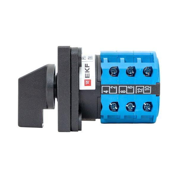  Переключатель кулачковый ПК-1-23 3П 10А "1-0-2" EKF pk-1-23-10 фото в каталоге от BTSprom.by