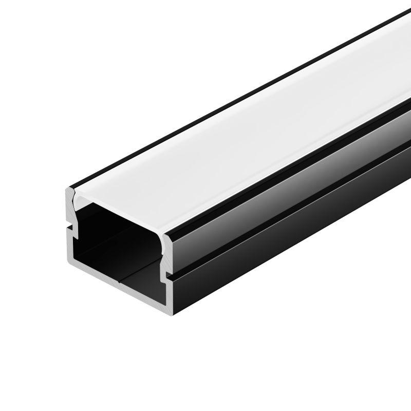 профиль siler-2000 anod black l2000 алюм. arlight 058960 от BTSprom.by