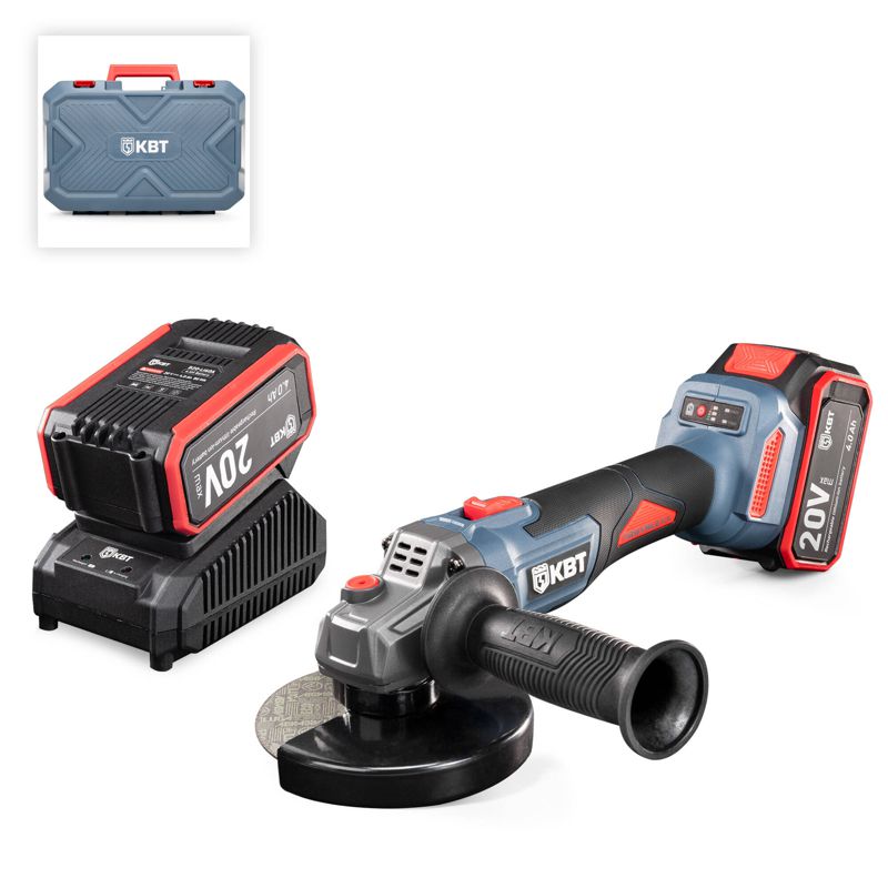 машина шлифовальная угловая аккумуляторная бесщеточная gb-20-125 профи квт 102595 от BTSprom.by