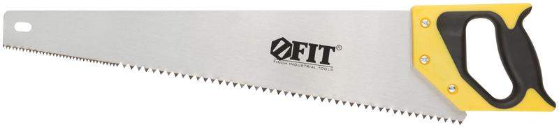 ножовка по дереву крупный каленвй зуб 3 тpi с запилом 7 тpi 2d заточка пласт.прорезинен.ручка 500мм fit 40403 от BTSprom.by