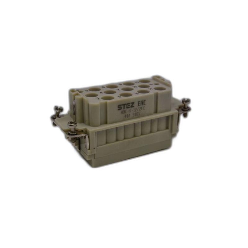 вставка контактная модульная hdc-k-12/2fc стэз 187150260 от BTSprom.by