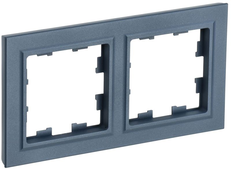 рамка 2-м brite ру-2-брм маренго iek br-m22-k35 от BTSprom.by