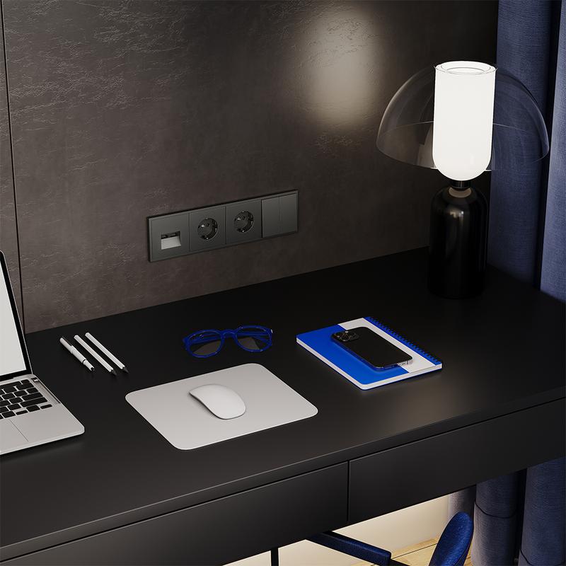  Выключатель 2-кл. СП S70 10А механизм титан Voltum VLS020106 фото в каталоге от BTSprom.by