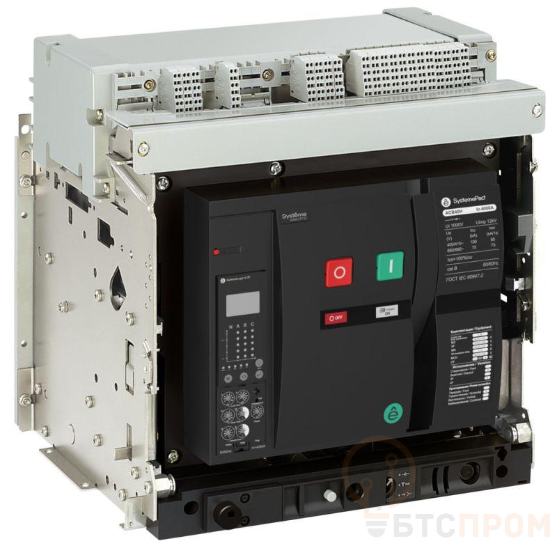 Выключатель автоматический 40H 4п 6.0E выкатн. ГП MCH+MX+XF AC 230В SE SPA40H404DHNN58ERU фото в каталоге от BTSprom.by  Выключатель автоматический 40H 4п 6.0E выкатн. ГП MCH+MX+XF AC 230В SE SPA40H404DHNN58ERU фото в каталоге от BTSprom.by