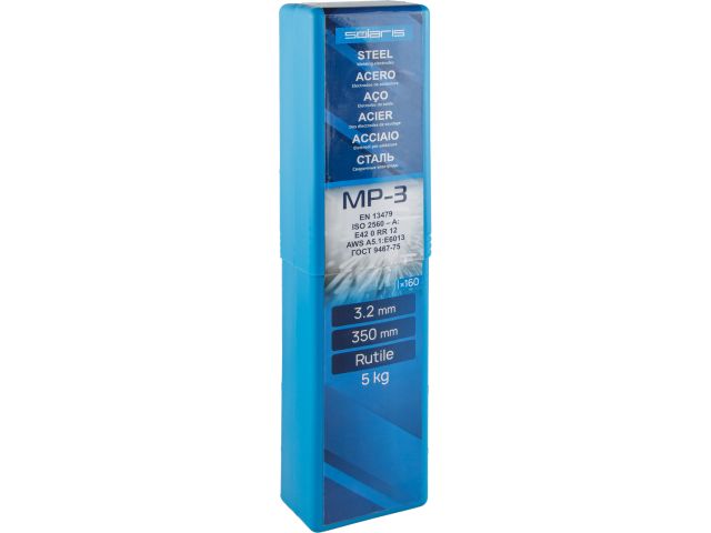 электроды мр-3 ф 3,2мм уп.5,0 кг (пенал) solaris wm-1109 от BTSprom.by
