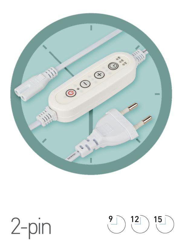 таймер для фитосветильника fito-linetime (2-pin) с проводом 1.5 м эра б0059056 от BTSprom.by