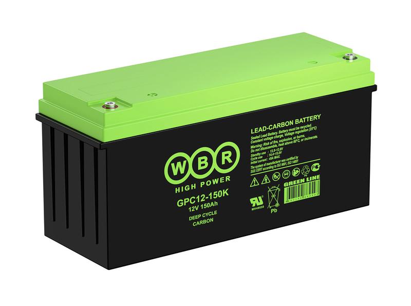  Аккумулятор тяговый 12В 150А.ч WBR GPC12-150K WBR фото в каталоге от BTSprom.by