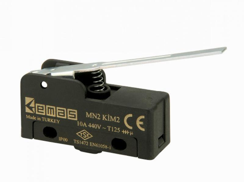 выключатель-мини с длинным рычажком emas mn2kim2 от BTSprom.by