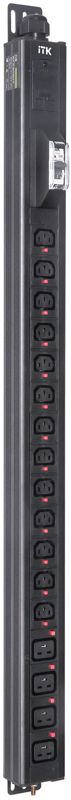блок распределения питания base pdu pv1112 22u 1ф 32а 13c13 4c19 3м iec60309 itk bs-pv-43-13c13-04c19-12 от BTSprom.by