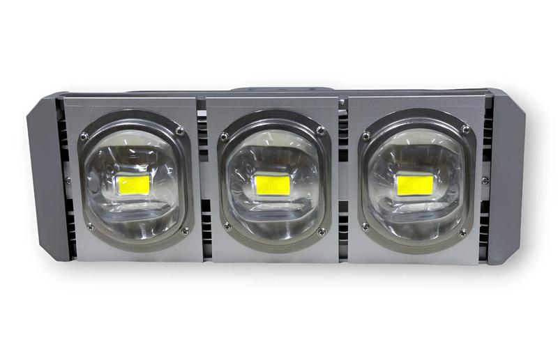 светильник светодиодный cob 120вт 5000к ip67 16800лм 85-265в 575х155х70мм уличный с регулир. драйвером kraso fz-kl(с)-120 от BTSprom.by