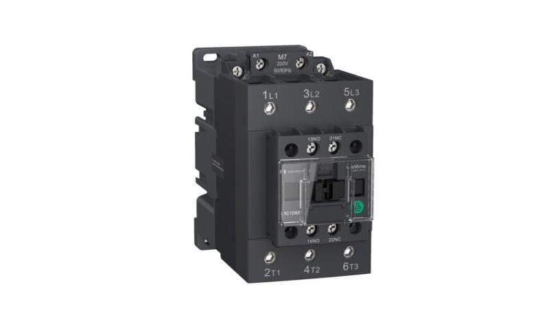 контактор mc1d 3п 50а кат. 220в ac 1но+1нз se mc1d50m7 от BTSprom.by