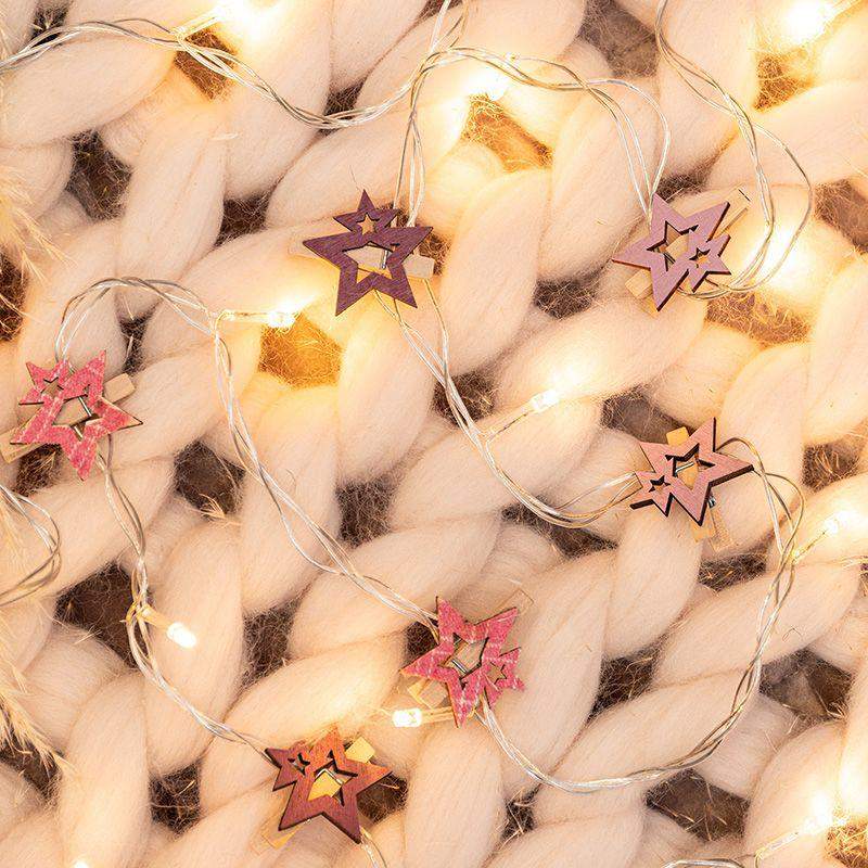 Прищепка деревянная "Звездочки" 16х4.5х1.3см IP20 роз. (уп.6шт) Neon-Night 504-034 фото в каталоге от BTSprom.by  Прищепка деревянная "Звездочки" 16х4.5х1.3см IP20 роз. (уп.6шт) Neon-Night 504-034 фото в каталоге от BTSprom.by