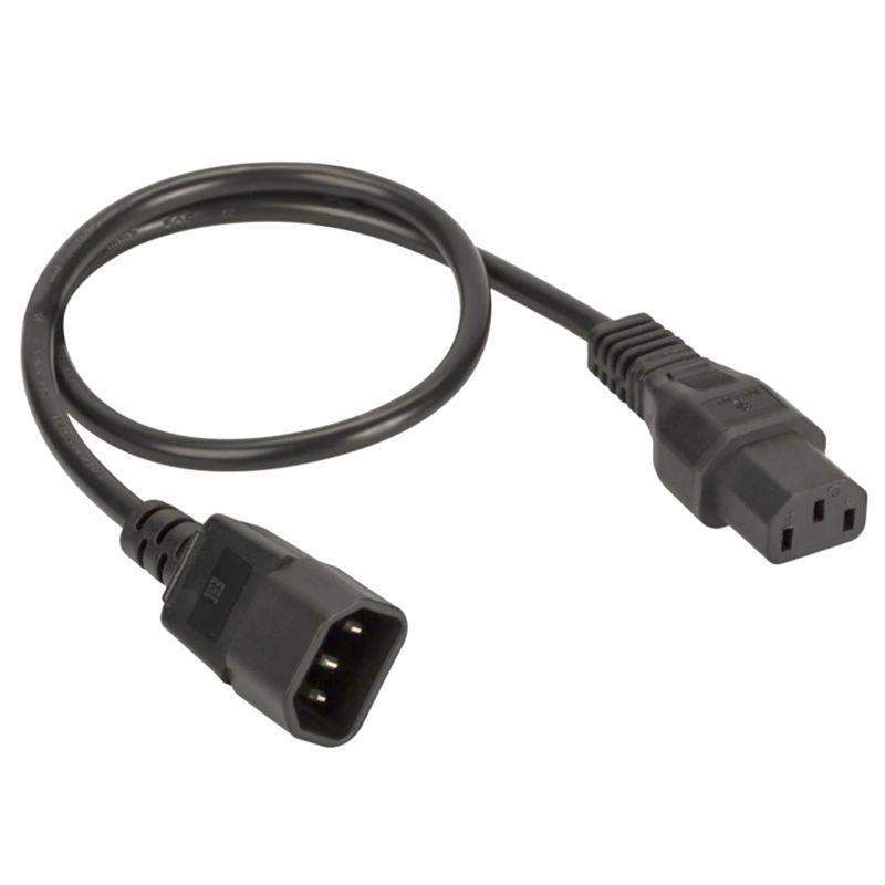 кабель питания iec320 c13 - iec320 c14 1.8 м сечение 3х1.5кв.мм dkc r5cord3418 от BTSprom.by